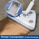 Wall Cleaner Mop with Long Handle, Wall Duster with Extension Pole, 3-in-1 Wall Cleaner, Dust Mop with 5 Reusable Pads