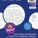 PACON - PAC2482 Pacon Handwriting Paper, D'Nealian Grades 2&3 / Zaner-Bloser Grade 2, 1/2" x 1/4" x 1/4" Ruled 8" x 10-1/2", Ruled Short, 40 Sheets,White