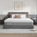 Novilla 14 Inch King Size Memory Foam Mattress in a Box, Pressure Relieving & Plush Comfort, Bliss, Grey