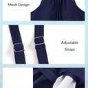 Yonique Tankini Swimsuits with Shorts - Tummy Control Two Piece Blouson Bathing Suits High Neck Swimwear (Blue, L)
