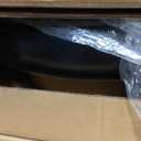 Ceiling Fans with Lights and Remote, 20" Modern Low Profile Ceiling Fan with Light, 2700K-7000K Stepless Dimming Fandelier Flush Mount Led Fan Light and 6 Wind Speeds for Bedroom(Black)