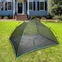 Outdoor Cat Enclosures, Dome Outdoor Cat Tent with Storage Bag, Green Cat Tents for Outside, Portable Cat Playpen, Suit for Cat, Rabbit and Puppy