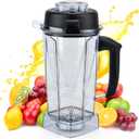 Blender Pitcher 64oz, Upgrade Replacement Pitcher Container Jar Cup Compatible with 5200 5300 6300 7500 VM0197 VM0101 VM0102 VM0103 E310 Classic Explorian Commercial Professional Series