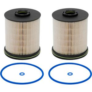 TP1015 Fuel Filter for 6.6L Duramax Diesel Compatible with 2017-2025 Chevy Silverado/GMC Sierra 2500HD 3500HD, 2014-2019 Chevy Cruze | Replaces# 23304096, 13539108, 23456595, with Seals (2 Pack)