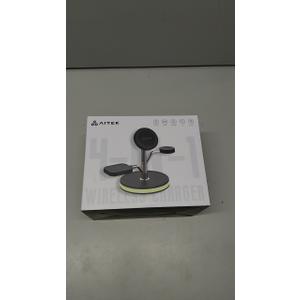 3 in 1 Charging Station for Apple Devices, Fast Charging Magsafe Charger Stand with LED Light and 20W PD Adapter, Wireless Nightstand Charger for iPhone17/16/15/14/13/12 Series,AirPods,iWatch and More