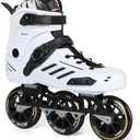 3 Wheels Fitness Inline Speed Skates for Unisex,110mm Roller Skates Blades (Size Men 8/ Women 9)