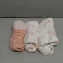 3-Pack Organic Baby Swaddle Sleep Sacks - Swaddles for Newborns, Infant 0-3 Months, Baby Girls, Boys, Soft & Snug Newborn Sleep Sack, Nursery Swaddling Blankets (Butterflies, XS)