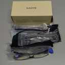 Gaoye 6 pack 1.0 Executive Style Reading Glasses Men - Durable Readers with Blue Light Filtering- Comfortable Fit with TR90 Frames (Black)