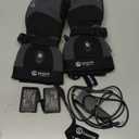 SAVIOR HEAT 3.0 Upgraded Heated Mittens for Women,7.4V 3000mAh Battery Ski Gloves,Fast Charging&Bluetooth-Controlled Electric Waterproof Touchscreen for Skiing Snowboarding (Medium)