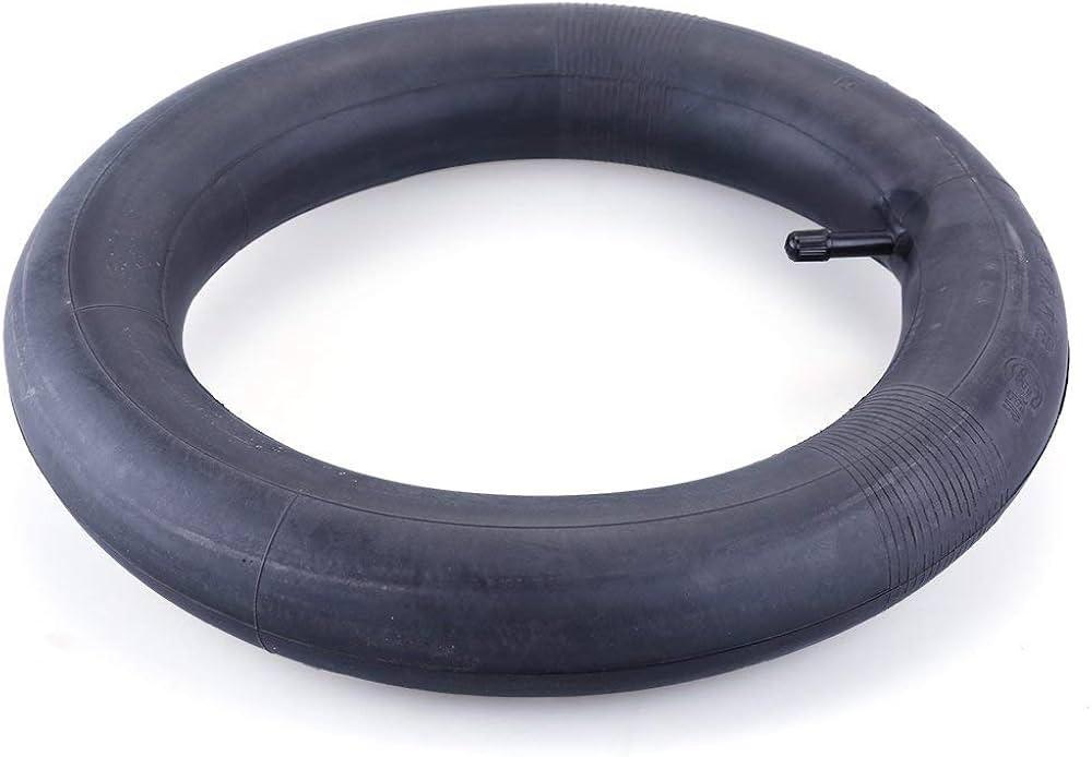 12.5x2.50/2.75 Electric Scooter Tire Inner Tube Replacement Accessory Butyl Rubber Thickened Tube for Balance Vehicle Wheelchair Compatible with 12.5x2.50/2.75Sizes Black