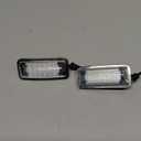 Bestview LED License Plate Light Tag Lamp Assembly Compatible with 2013-2019 FIAT 500, Levante  Dodge Viper, Jeep Grand Cherokee Compass Patriot, Powered by 18-SMD White 6000K Pack of 2