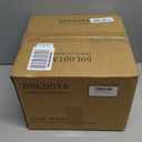 Red Small Lamp Shades Set of 2, 6" Top x 10" Bottom x 7" High Empire Fabric Lampshade(Spider) for Table, Floor & Wall Lamps, Assembly-Free, Replacement Lampshade for Bedroom, Living Room Decor