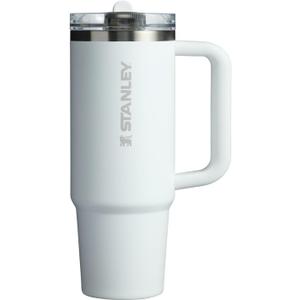 Stanley Quencher ProTour Flip Straw Tumbler with Leakproof Lid 30 oz | Built-In Straw & Handle | Cupholder Compatible for Travel | Insulated Stainless Steel Cup | BPA-Free | Frost