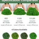 2 x 1LB Artificial Fake Green Moss for Crafts Plants Indoor