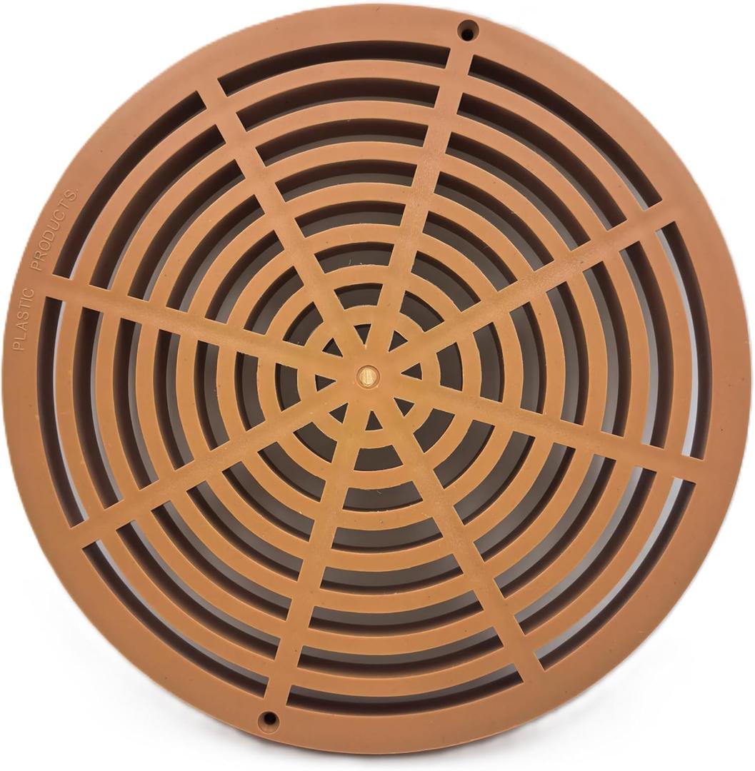 12" Outdoor Catch Basin Flat Round Grate CoverPipe GrateOrange version