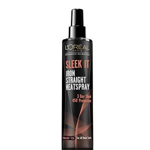 L'Oréal Paris Advanced Hairstyle Sleek It Iron Straight Heat Spray, 5.7 Ounce