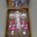 Hands-Free Baby Bottle - Anti-Colic Nursing System 9 oz Baby Bottle with Fast Flow Nipple/Teat 3m+ with Tube Straw Feeding System for Toddler (2 Bottles - Pink)