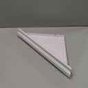 evron Wall Mount Corner Shelf,Easy to Install Metal Front Floating Corner Shelves with Self-Adhesive Tapes Frosting Pattern Right-Angled(White 1 Pack)