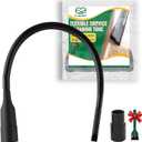 EZ SPARES 25-inch Flexible Vacuum Crevice Attachment Crevice Tool Crevice Brush Tool Kit for All 1-1/4" or 1-3/8"(32mm-35mm) Vacuum Hoses