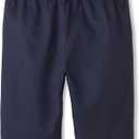 French Toast Boys Adaptive Bermuda Shorts with Hook and Loop Closure (8, Navy)