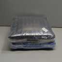 Burdurry 50 Pack Acoustic Panels Soundproof Studio Foam for Walls Sound Absorbing Panels Sound Insulation Panels Wedge for Home Studio Ceiling, 1" X 12" X 12" (Black&Blue)