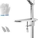 Commercial Can Opener Heavy Duty,24.6 Manual Can Opener for Large Cans Up to 17.7, Tabletop Industrial Can Opener with Replaceable Blade for Restaurants, Bars, Canteens