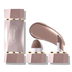 KYDA Liquid Contour, Cool Toned Double Head Cream Contour Stick, BlendableLong Lasting & Waterproof Beauty Wand Face Bronzer Makeup-Terracotta Brown