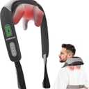 Heycool Cordless Neck and Shoulder Massager with Heat, Shiatsu Neck Back Massager Deep Tissue, 3 Massage Intensity & 2 Heating Area, Gifts for Women, Men