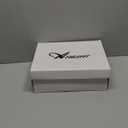 Athlefit Women's Work Waterproof Hiking Combat Boots Lace up Low Heel Booties Ankle Boots Size 10