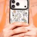 Bouvardia for iPhone 17 Pro Case, Cute Girly Design for Women, Shockproof & Aesthetic, Floral Theme - Flowers in Bloom