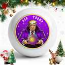Dontell Fortune Teller Crystal Ball  Christmas GITS for Kids Funny Gag Gift for Adults & Kids, Fortune Telling Toy with Random Answers, Funny White Elephant Gifts for Men