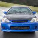 Grille Compatible With 1999-2000 Honda Civic, T-R Style ABS Plastic Black Front Bumper Grill Hood Mesh by IKON MOTORSPORTS