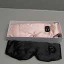 Heated Eye Mask - Cordless Eye Mask for Dry Eyes, Eye Relief, Improved Sleep, Timed Shutdown, 4 Temperature, Washable Eye Heating Pad for Travel, Christmas Gifts for Women Men - Pink (1 Count (Pack of 1))