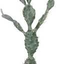 Artificial Cactus Potted Plant 43 Inch Faux Desert Cacti Fake Big Cactus Plant with Black Planter for Home Garden Office Indoor Outdoor Decoration