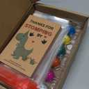 Dinosaur Party Favors - Dinosaur Birthday Party Supplies - 24 Pack Dino Egg Hatching Card Bulk - Funny Birthday Party Decorations for kids Boys Girls Toddler