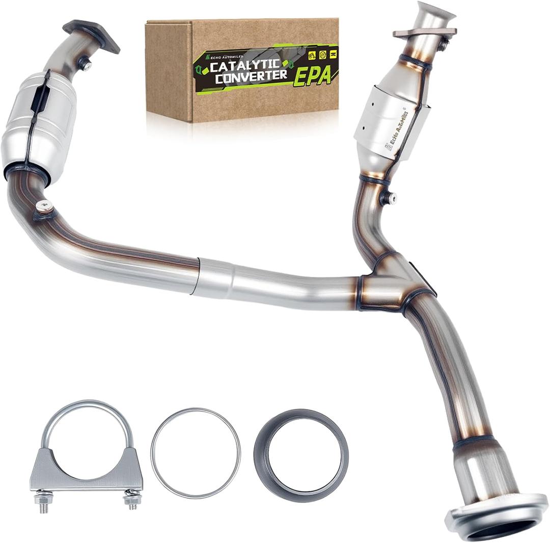 Catalytic Converter Compatible with Cadillac Escalade 2007-2010 6.2L, Chevrolet Silverado 1500 2009-2010, Tahoe 2008-2009, Avalanche 2009 6.2L, Gmc Sierra 1500 2007-2010 (EPA Compliant)