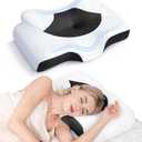 Osteo Cervical Pillow for Neck Pain Relief, Hollow Design Odorless Memory Foam Pillows with Cooling Case, Adjustable Orthopedic Bed Pillow for Sleeping, Support for Side Back Sleepers