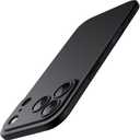 JETech Slim Case for iPhone 17 Pro 6.3-Inch, Ultra-Thin Lightweight Minimalist Phone Cover with Camera Lens Protection, Matte Anti-Fingerprint Finish (Black)