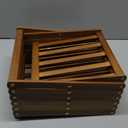 YYW Shoe Rack, Foldable Bamboo Shoes Shelf, Freestanding Shoe Storage Organiser for Entryway, Hallway, Bedroom, Closet (Brown, 7 Layers)