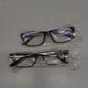 Gaoye Professional Reading Glasses for All Day - Computer Readers with Blue Light Protection - Value Pack (B1-5 Pack Light Black) +2.00