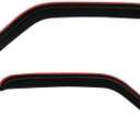 Lightronic WV92077 in-Channel Side Window Deflectors & Visors Rain Guards, Dark Smoke, 2-Pieces Set, Fits 1992-2006 Ford E-150, E-250, E-350 & E-450 Super Duty Econoline Vans