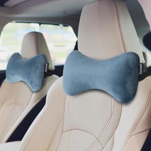 Inflatable Car Neck Pillow - 2 Pack Soft Headrest Cushion for Driving Office Camping, Inflatable Travel Neck Pillow for Car or SUV, Boost Your Driving Comfort, Fits All Vehicles (Medium)