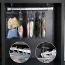 10 Pack Clear Doll Clothes Storage Bags with Hanging Rod & Hooks, Compatible with Labubu Clothes and 4-8 inch Doll Clothes - PVC Transparent Organizer Set for Dolls, Space-Saving Wardrobe System