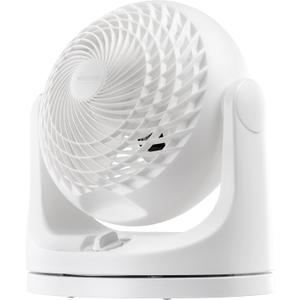 IRIS USA WOOZOO Desk Fan, Oscillating Table Air Circulator, 3 Speeds, 52ft Max Air Distance, 112 Adjustable Tilt, 30db Quiet Motor, Small Fan for Bedroom, Office, Dorm, White