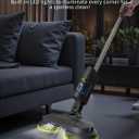 Cordless Electric Mop, Lightweight Electric Floor Mop with Detachable Water Tank, Water Sprayer & LED Headlights, Self-Propelled Floor Cleaner for Hardwood Tile Laminate Floor, Long-Lasting Battery
