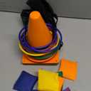 unanscre 31PCS 3 in 1 Carnival Outdoor Games Combo Set for Kids, Soft Plastic Cones Bean Bags Ring Toss Game, Gift for Birthday Party/Xmas