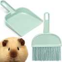 Cage Cleaner for Guinea Pigs Mini Dustpan and Brush Set for Chinchilla/Hamster/Bunny Small Animals Waste Cleaning Tool Kit