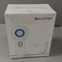 Microtree Electric Facial Cleansing Brush, Sonic Vibrating Rechargeable Face Scrubber Exfoliator, 2 Speeds for Gentle Clean, Face Brushes for Cleansing, Waterproof Face Wash Brush (Cool White)