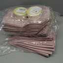 party greeting 50 Pack Non-woven Welcome Gift Bags with Handles Pink Wedding Bags with 2 Rolls of Off-White Ribbon Party Favor Bag Suitable for Parties Birthdays Weddings