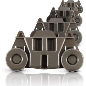 UPGRADED W10195416 (Packs of 4) , Resistant to Rust Dishwasher Wheels Lower Rack for Kitchenaid Whirlpool Maytag Kenmore. Dishwasher Rack Parts W10195420 AP5983730 W10579095A Replacement Wheels